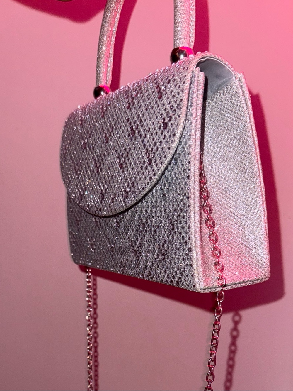 Crystal-Embellished Lux Crossbody Bag